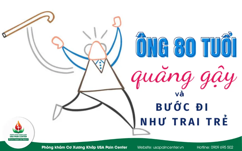 Chuyện cụ già 80 tuổi bỏ gậy