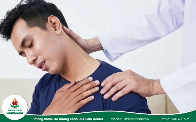 điều trị đau cổ vai gáy hậu covid