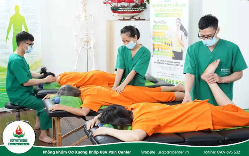 Không gian và phong cách điều trị chuyên nghiệp tại USA Pain Center