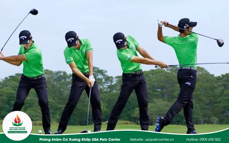 ngăn ngừa chấn thương khi chơi golf