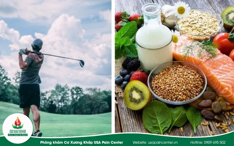 chế độ dinh dưỡng sau khi chơi golf