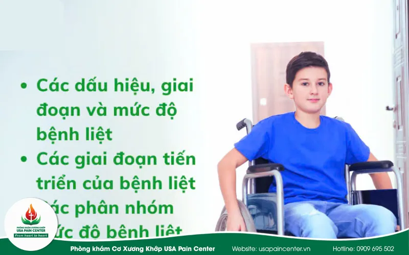 Các dấu hiệu, giai đoạn và mức độ bệnh liệt
