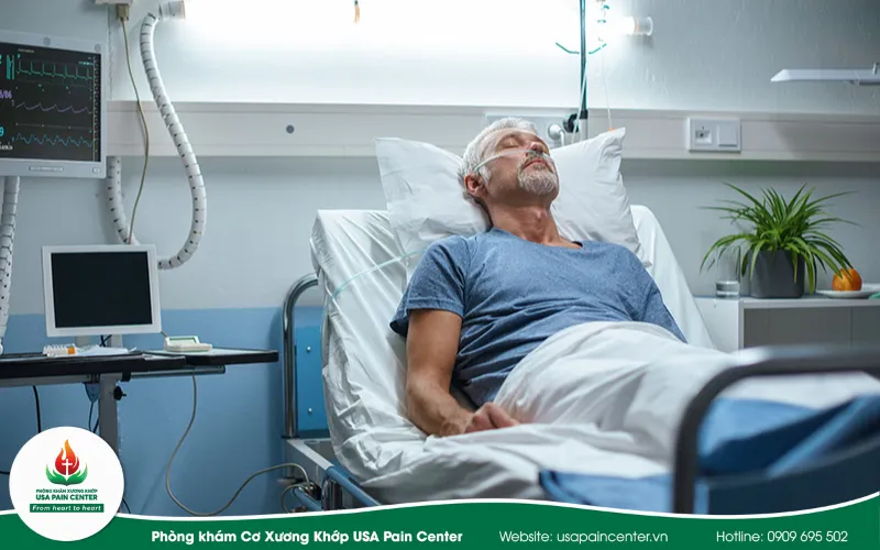 bệnh nặng không thể cử động các chi