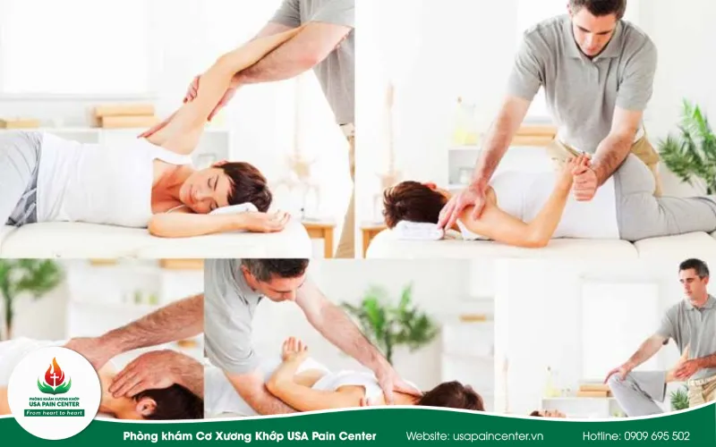 vận động trị liệu điều trị tê râm ran