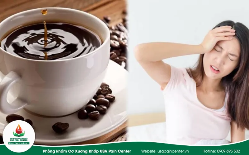 thói quen uống coffee có thể làm đau nữa đầu