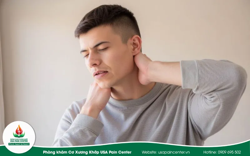 đau nhức nhẹ hoặc cứng cơ sau khi trị liệu cột sống