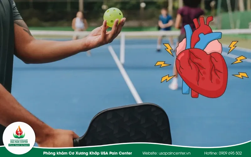 cải thiện hô hấp và tim mạch khi chơi pickleball