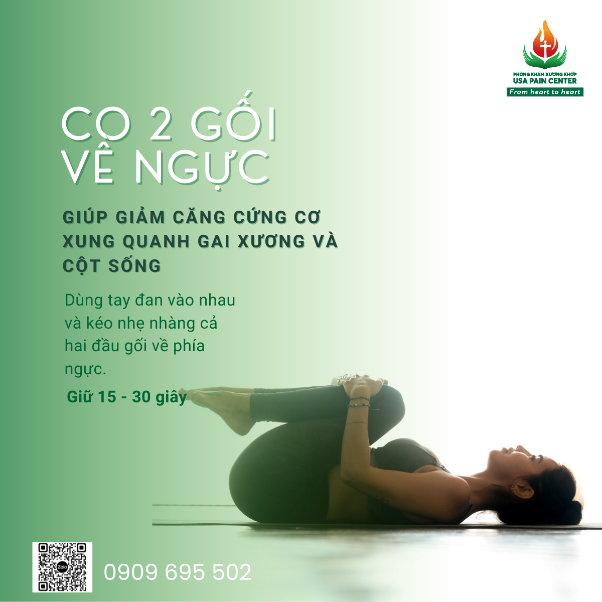 Bài tập co 2 gối về ngực