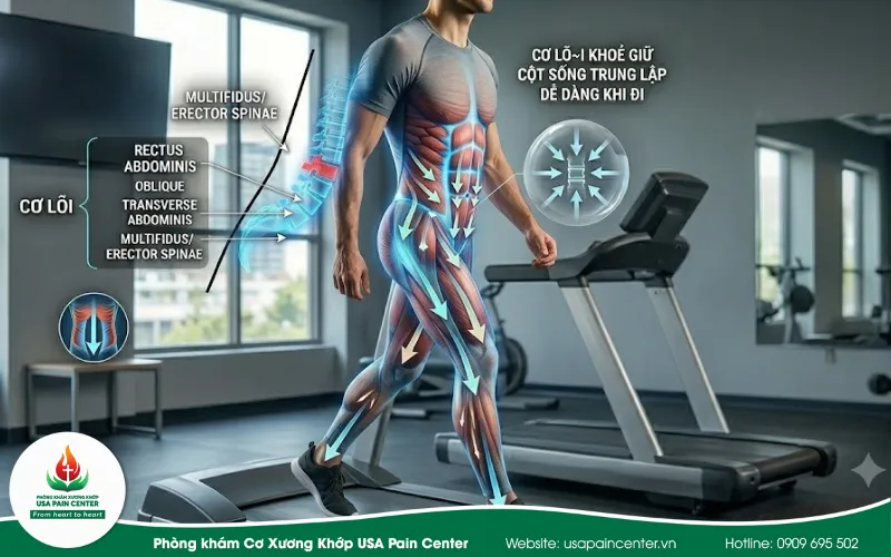 cơ lõi hỗ trợ truyền lực