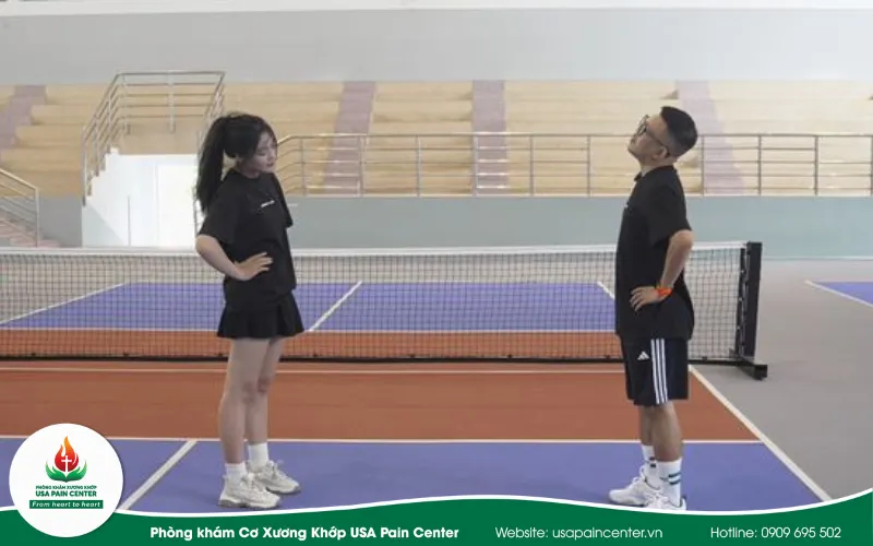 giản cơ trước khi vận động thể thao pickleball