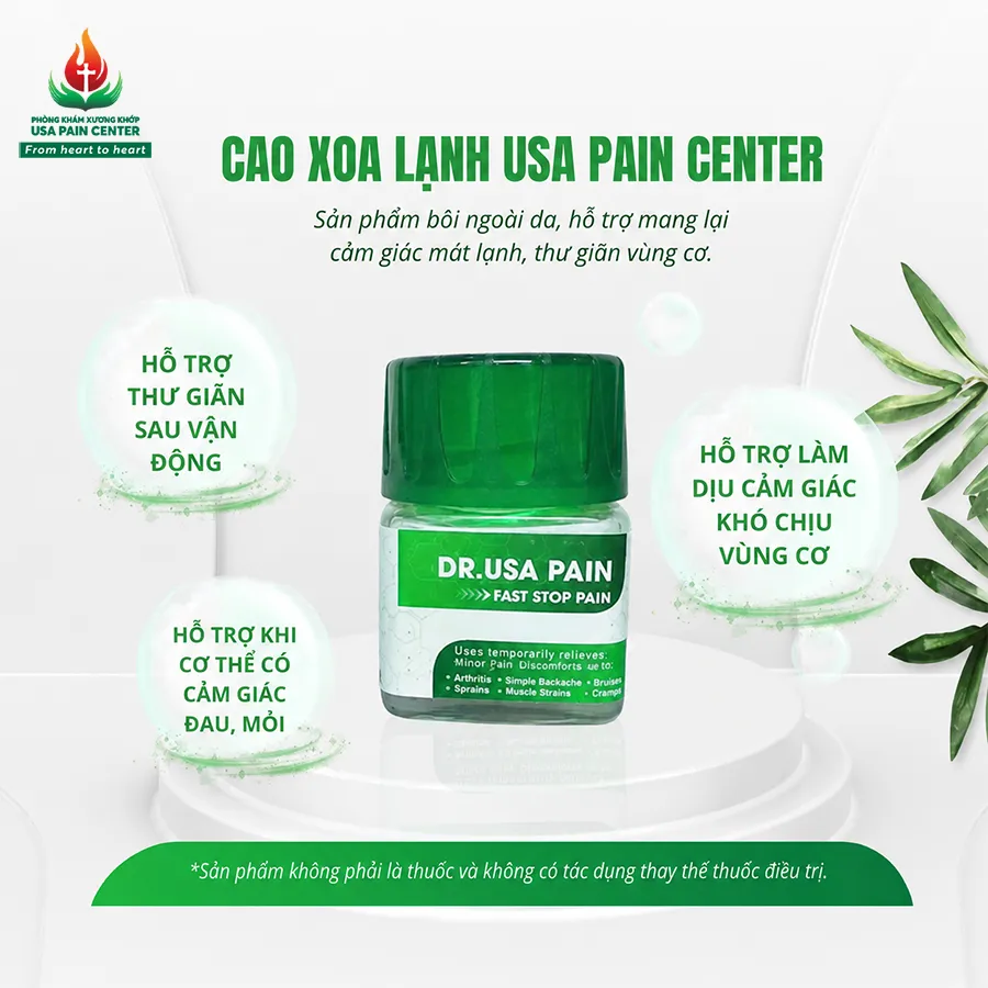 Cao xoa lạnh Dr.Usa Pain - Fast Stop Pain