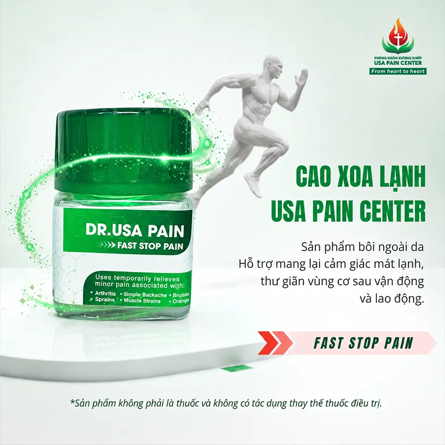 Cao xoa lạnh Dr.Usa Pain - Fast Stop Pain