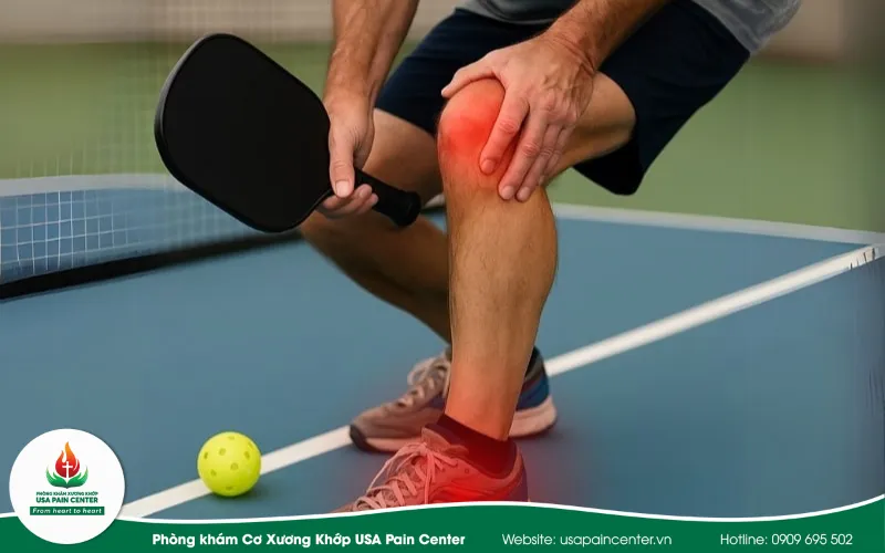 Cách xử trí chấn thương đầu gối khi chơi pickleball kịp thời