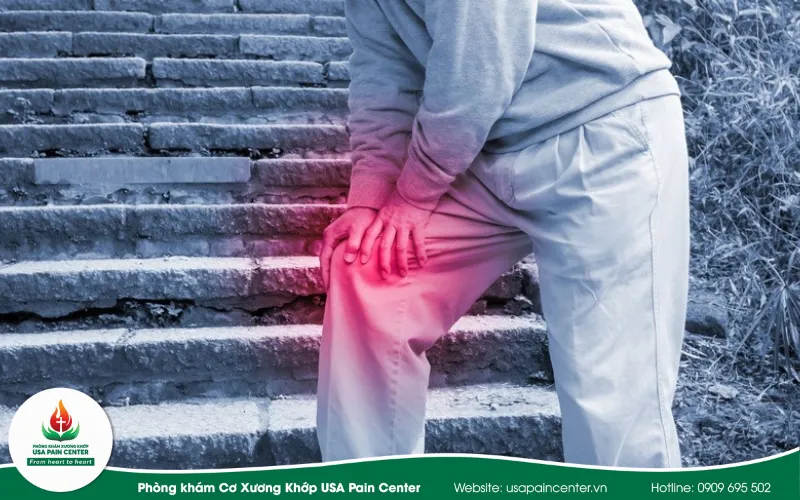 Điều trị thoái hóa khớp gối bằng tay tại USA Pain Center